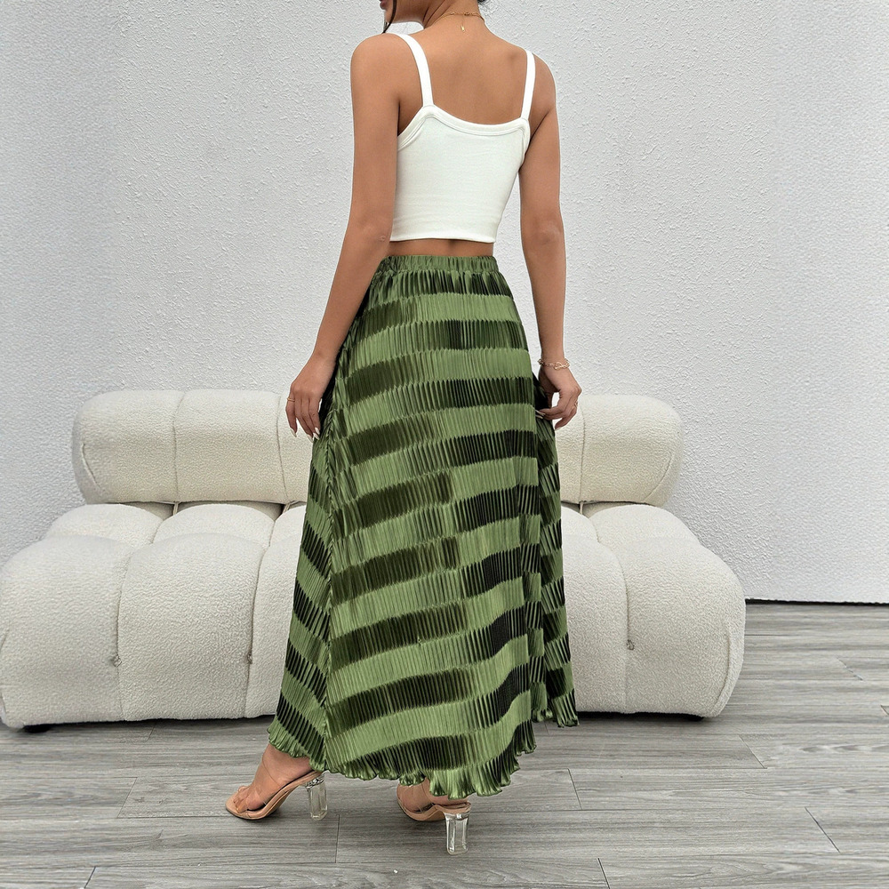 ZARA Womens Fashion Elegant Bodycon Pleated Skirt